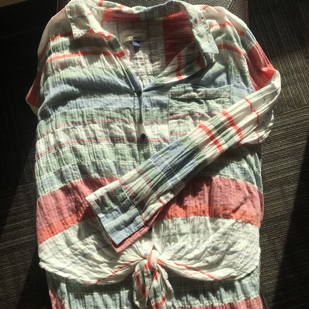 Tied Button Up